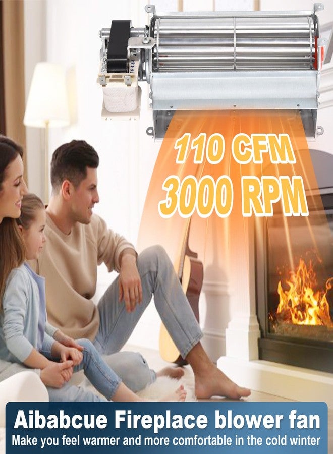 Aibabcue Fireplace Blower Fan Replacement for Napoleon Kingsman Continental Fireplaces, GZ550-1KT GZ550 Blower Fans For Rotom HB-RB58, EP62-1, HB-RB61, R7-RB61, HBRB61 - Image 4